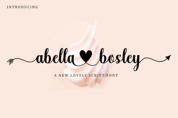 Abella Bosley: A Script Font for Romantic Branding