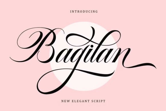 Bagilan: The Elegant Calligraphy Script for Modern Design