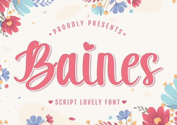 Baines: A Script Font for Creative Expression