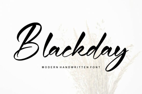 Blackday: Elevate Your Designs with This Elegant Script Font