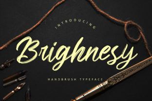 Brighnesy: A Contemporary Script for Modern Design
