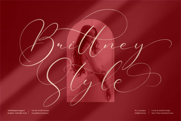 Brittney Style: A Playful Script for Creative Design