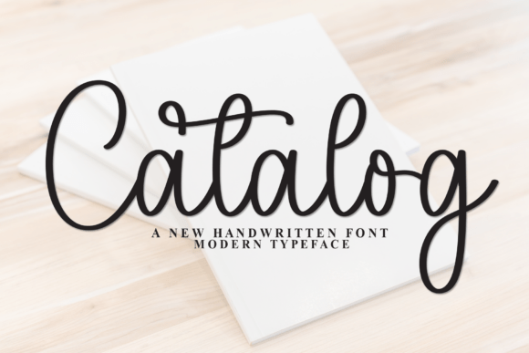 Catalog: The Modern Handwritten Typeface for Luxury Branding
