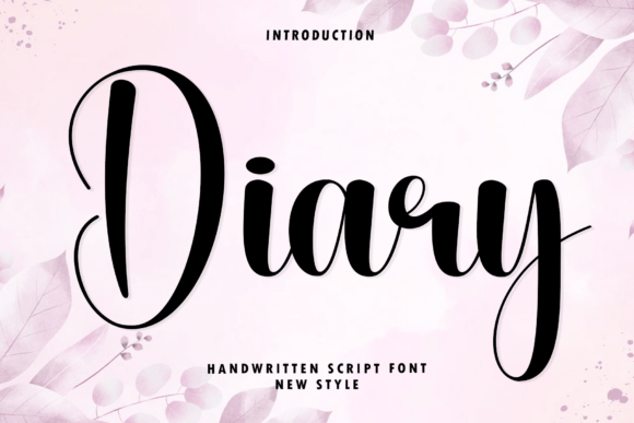 Diary: The Handwritten Script for Modern Elegance