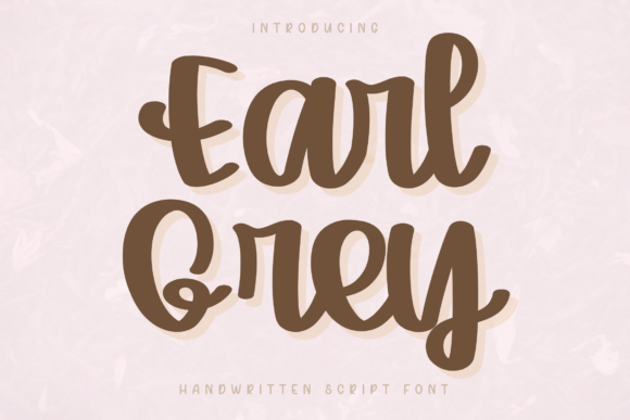 Earl Grey: The Warm Handwritten Font for Modern Design