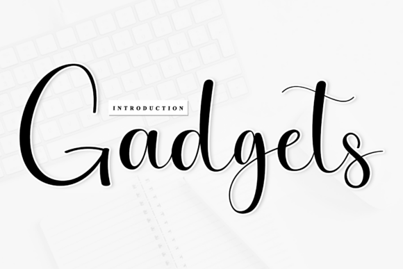 Gadgets: The Artisanal Font for Premium Branding