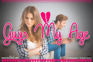 Guys My Age: A Stylish Script Font for Creative Projects