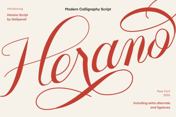 Herano: Elevating Design with Modern Calligraphy