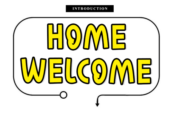 Home Welcome: Artisan Typography for Modern Branding