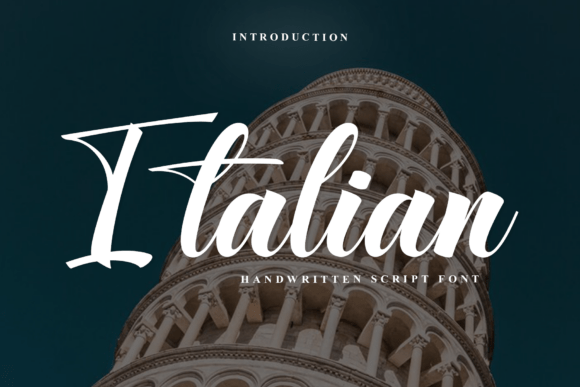 Italian: A Sophisticated Script Font for Modern Design