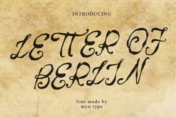 Letter of Berlin: A Timeless Font for Authentic Design
