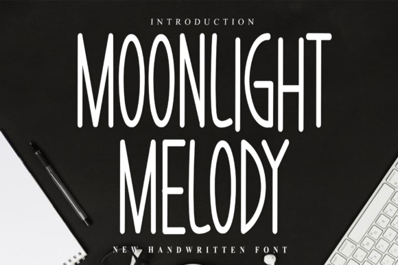 Moonlight Melody: A Modern Handwritten Script for Timeless Elegance