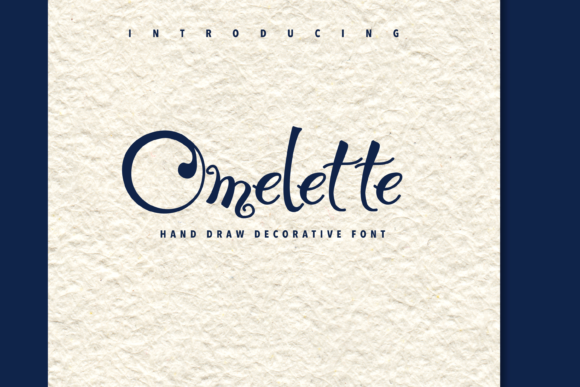 Omelette: Elevating Design with Sophisticated Script