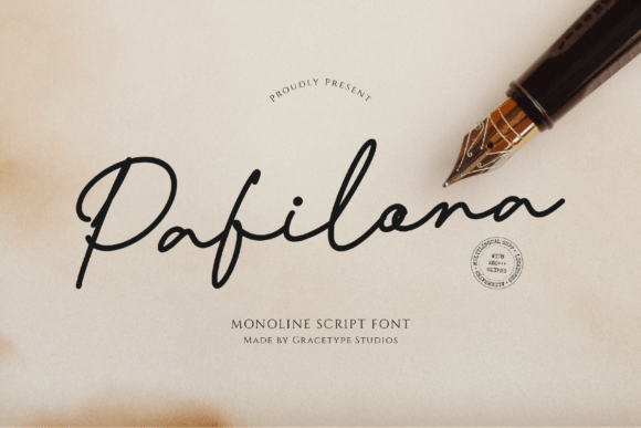 Pafilona: The Art of Effortless Handwritten Elegance