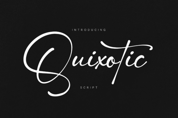 Quixotic: Redefining Charm with Whimsical Script Typography
