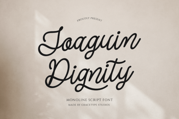 The Art of Graceful Typography: Joaquin Dignity