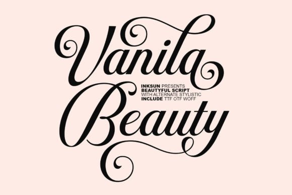 Vanila Beauty: A Typeface for Unforgettable Branding