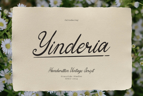 Yinderia: The Artisanal Script for Timeless Branding